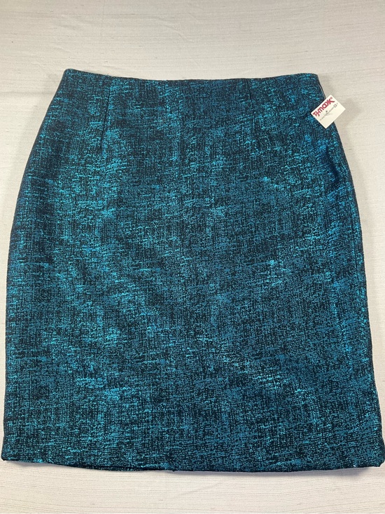 The Limited Dresses & Skirts - NWT THE LIMITED Metallic Blue on Back Full Lined 22” Pencil Skirt Women’s 6